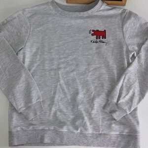 Keith Haring Gray Women's Sweater Sz small NEW